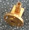 1.5 VSWR 50GHz WR22 Waveguide To Coaxial Adapter - Right Angle